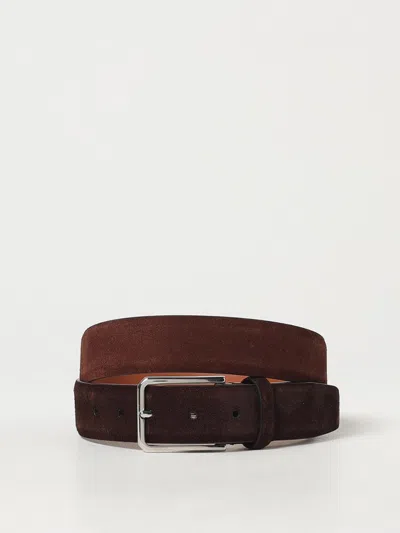 Santoni Belt Men  In Brown