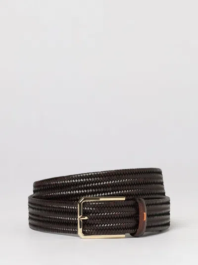 Santoni Belt Men  In Brown