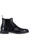 Santoni Easy Ankle Boots Made Of Leather In Multi