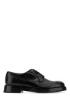 Santoni Men Grape Leather Lace-up Shoes In Red