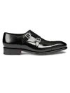 Santoni Ira Double Monk Strap Shoe In Black