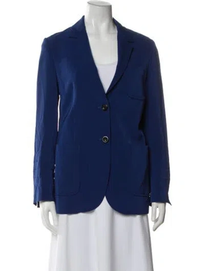 Pre-owned Santoni Blazer In Blue