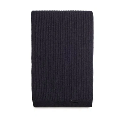 Santoni Blue Cashmere Scarf Adriatico Blue