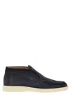 Santoni Suede Desert Boot In Multi