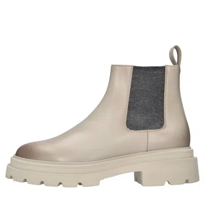 Santoni Boots In Neutral