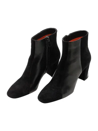 Santoni Boots In Black