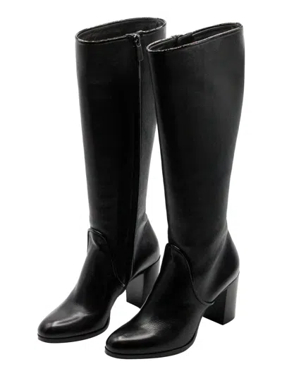 Santoni Boots In Black