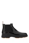 Santoni Easy Nova Ankle Boots With Chunky Sole In Black