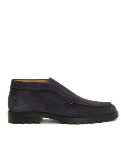 Santoni Boots In Blue