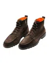 Santoni Suede Boots In Brown