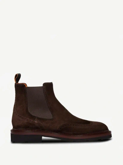 Santoni Boots In Brown