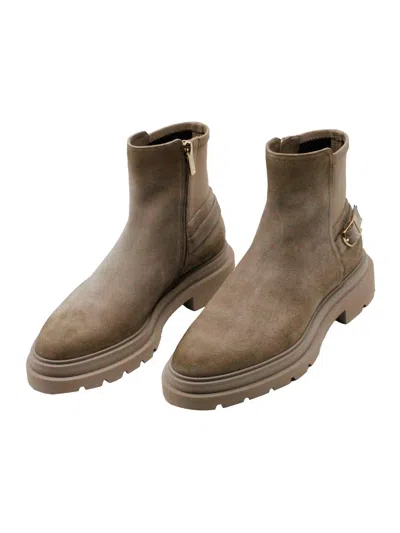 Santoni Boots In Brown