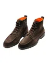 Santoni Suede Boots In Brown