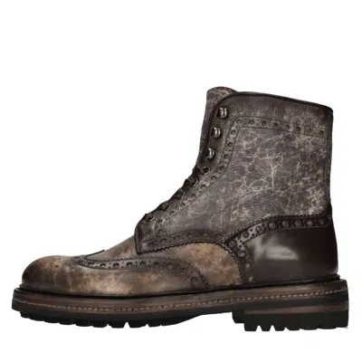 Santoni Boots In Brown