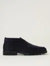 Santoni Flat Shoes In Black