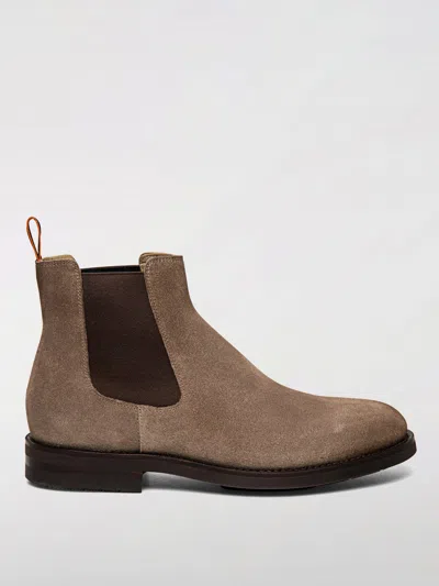 Santoni Boots  Men Color Brown In Braun