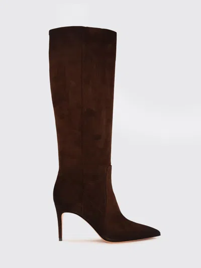 Santoni Boots Woman In Animal Print