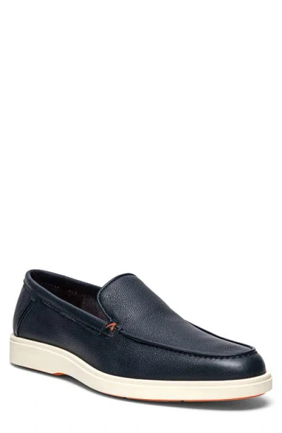 Santoni Botanist Slip-on Shoe In Black
