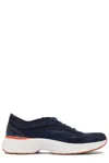 Santoni Bounce Lace-up Sneakers In Blue