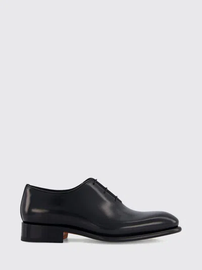 Santoni Brogue Shoes Men Color Black