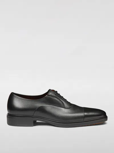 Santoni Brogue Shoes  Men Color Black
