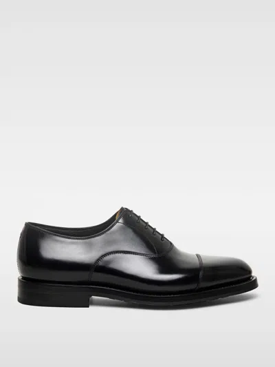 Santoni Brogue Shoes  Men Color Black In 黑色