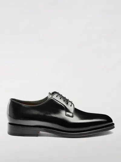 SANTONI BROGUE SHOES SANTONI MEN COLOR BLACK,G46477002