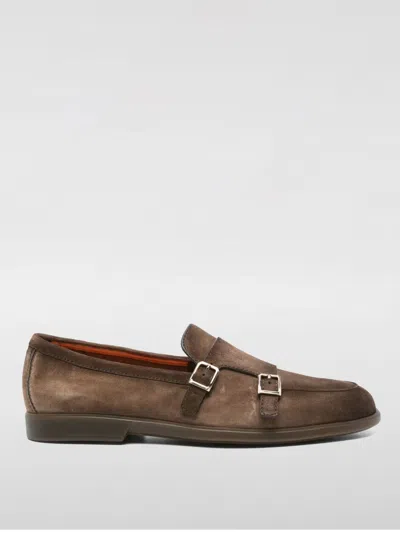 Santoni Brogue Shoes  Men Colour Brown