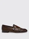 Santoni Brogue Shoes  Men Color Brown