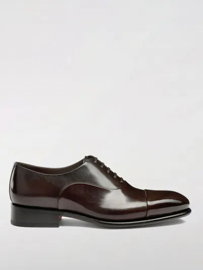 SANTONI BROGUE SHOES SANTONI MEN COLOR BROWN,G46480032