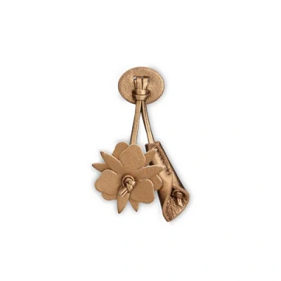 Santoni Bronze Leather  Flora Metal Tassels