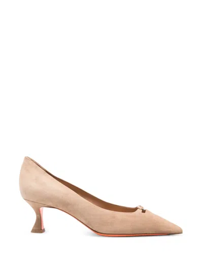 Santoni Buckle Pumps In Multi