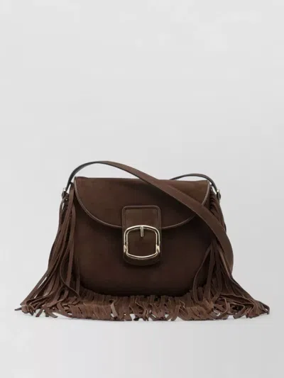 Santoni Calf Leather Small Crossbody Bag