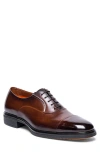 Santoni Man Lace-up Shoes Burgundy Size 11.5 Soft Leather In Dark Brown