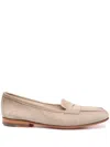 Santoni Carla Loafers In Neutrals