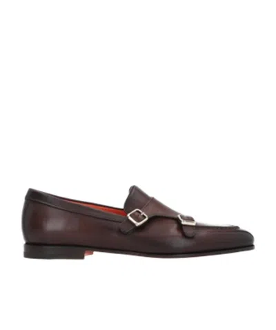 SANTONI SANTONI CARLOS SLIP-ON MONK SHOES
