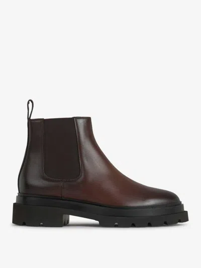 Santoni Chelsea Leather Boots