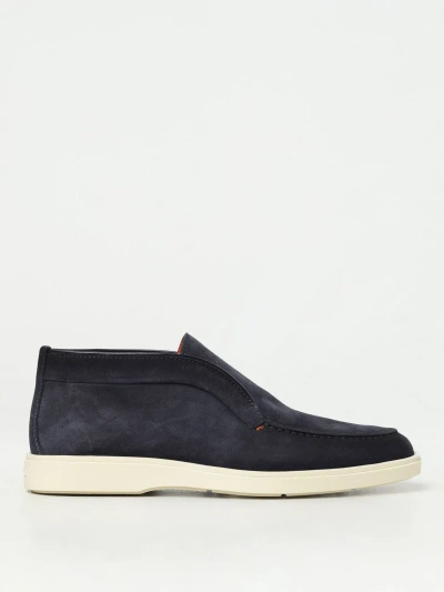 Santoni Chukka Boots  Men Color Blue 1