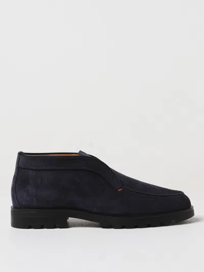 Santoni Boots In Blau