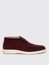 Santoni Chukka Boots  Men Color Burgundy