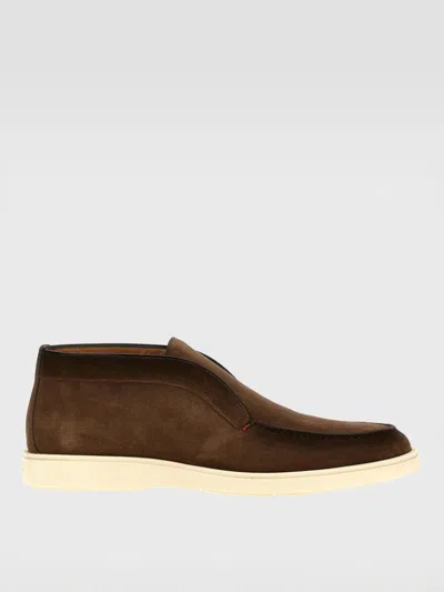 SANTONI CHUKKA BOOTS SANTONI MEN COLOR TOBACCO,F87435094
