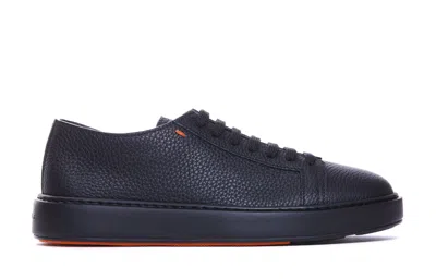 Santoni Damps Sneakers In Schwarz