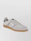 Santoni Dbs Leather And Suede Sneakers