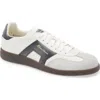 Santoni Round Toe Low-top Casual Shoes In White
