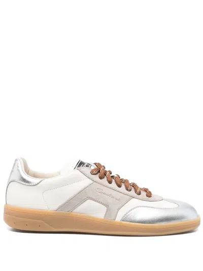 Santoni Dbs Oly Sneakers In White