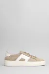 Santoni Dbs1 Sneakers In Taupe Suede In Brown