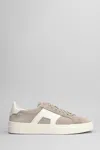 Santoni Dbs1 Sneakers In Taupe Suede In Taupe