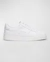Santoni Dbs6 Leather Low-top Sneakers In White
