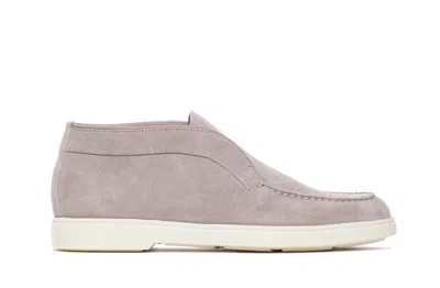 Santoni Desert Ankle Boots In Beige
