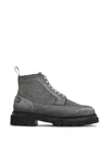Santoni Develop Boots In Grey